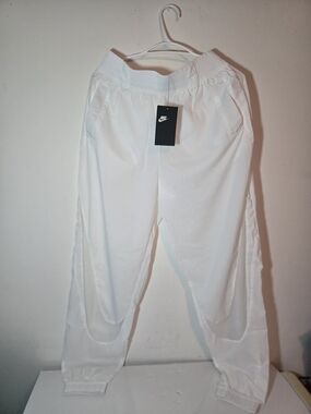 Nike Womens White Lightweight Airmax Pants Nwt